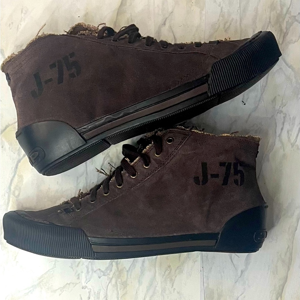 JUMP Brown J-75 High Top Sneakers X Size : 13